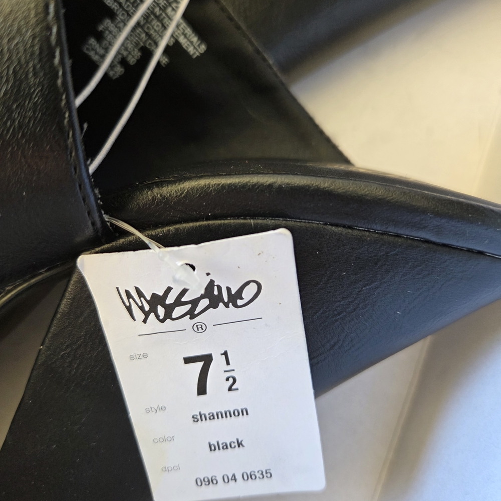 Elegant Black Women's Platform Heels - Picture 3 of 4